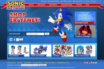 Sonic Merchandise Online-Shop