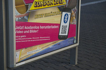 Mario & Sonic interactive City Light Poster Kampagne