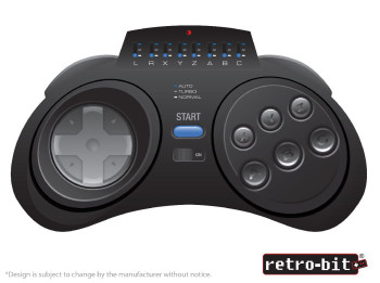 Retro-Bit Mega Drive Controller